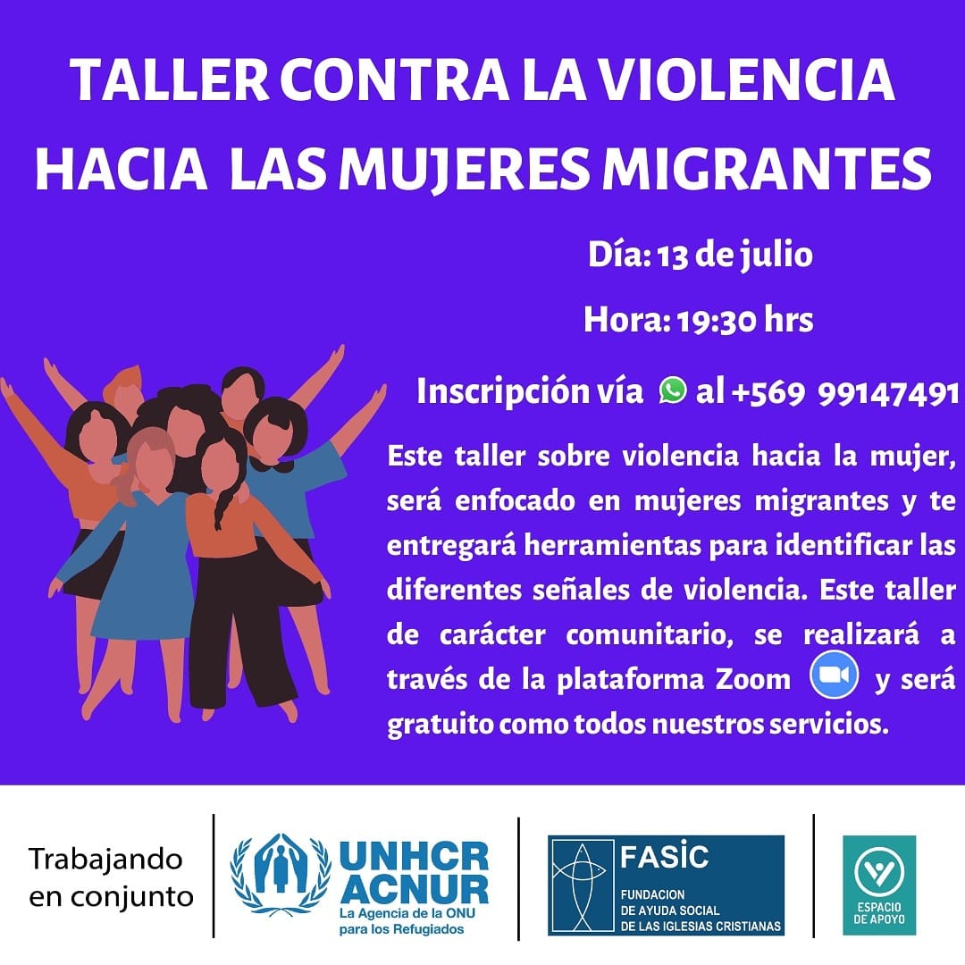 Taller contra la violencia hacia Mujeres Migrantes - FASIC